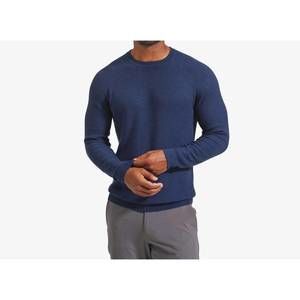 NEW MIZZEN + MAIN cassady crewneck sweater in navy heather
